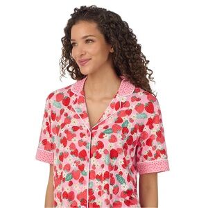 Pink Strawberry Women's Pajama Set
